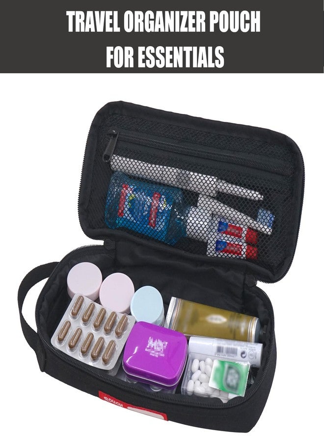 RE ROUGH ENOUGH Rough Enough Small Tool Bag Pouch Box EDC Organizer Storage Case for Accessories with Zipper Portable Handle - Image 4